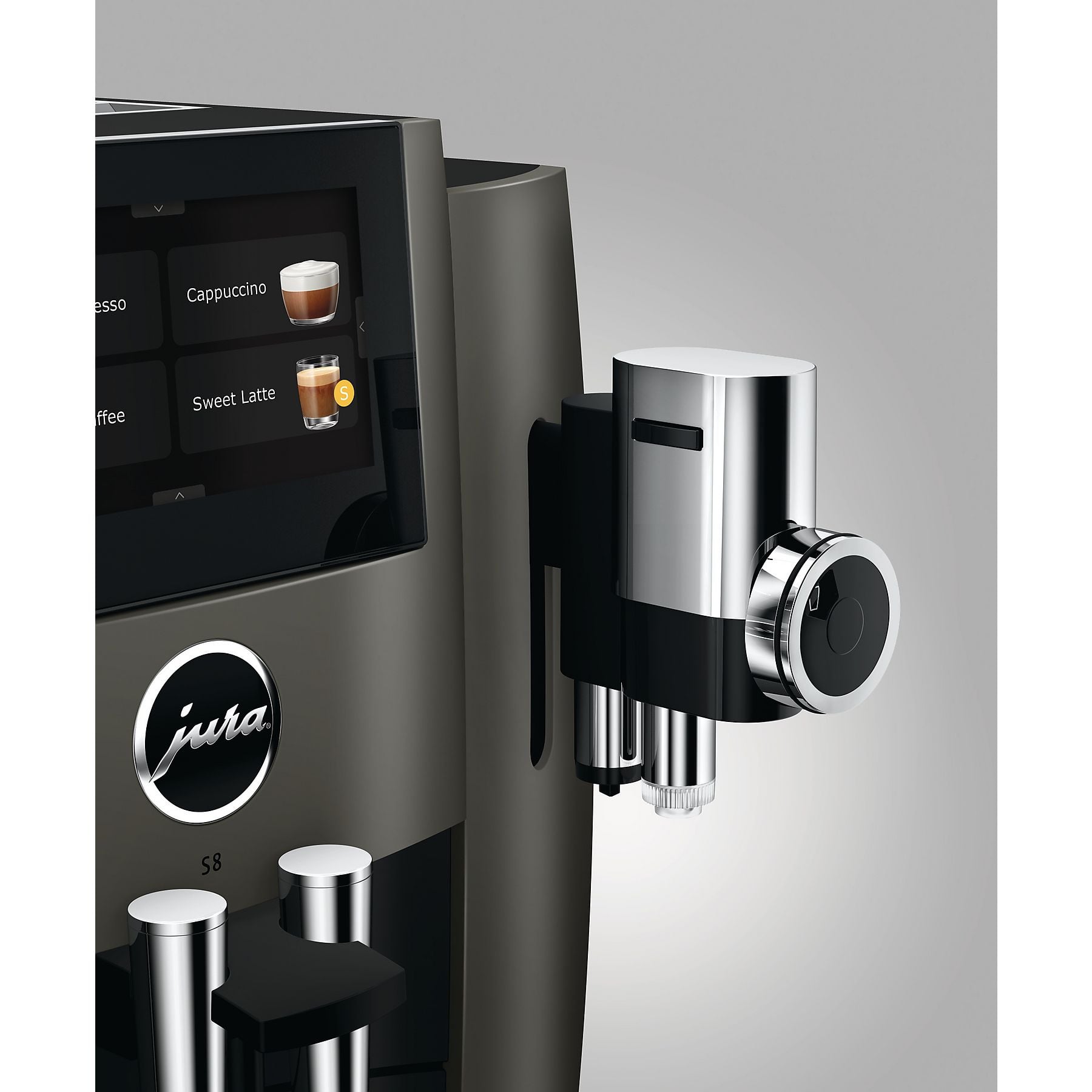 JURA S8 (EB) Kaffeevollautomat Dark Inox JURA