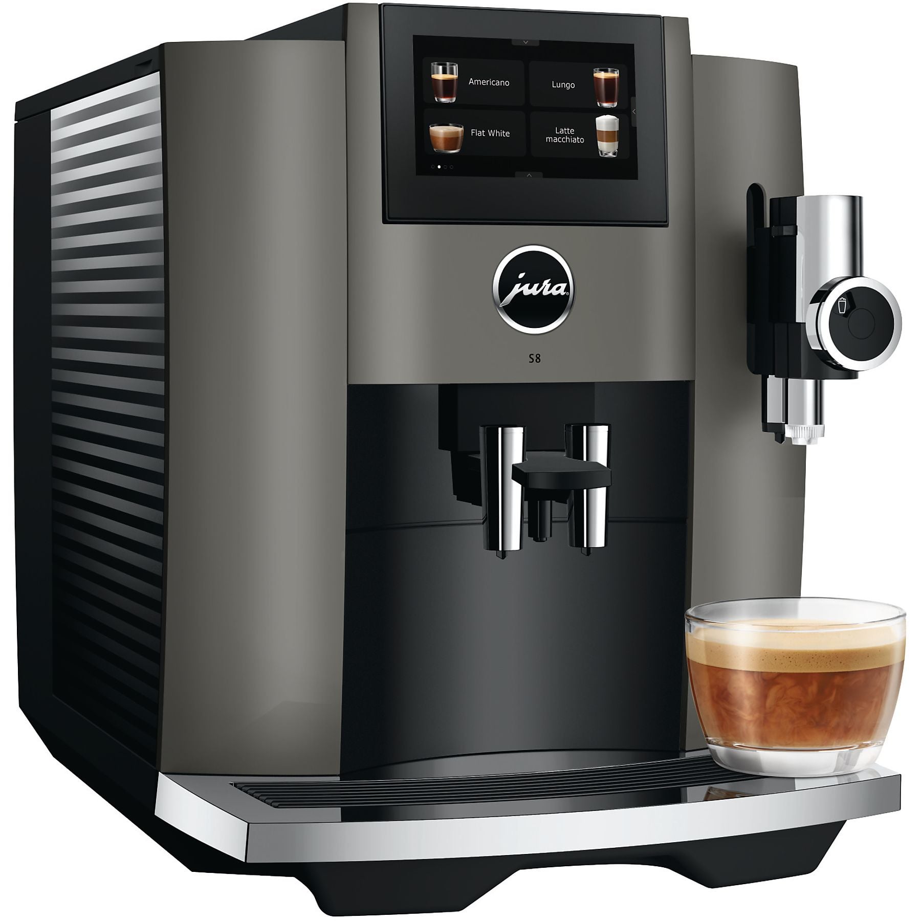 JURA S8 (EB) Kaffeevollautomat Dark Inox JURA