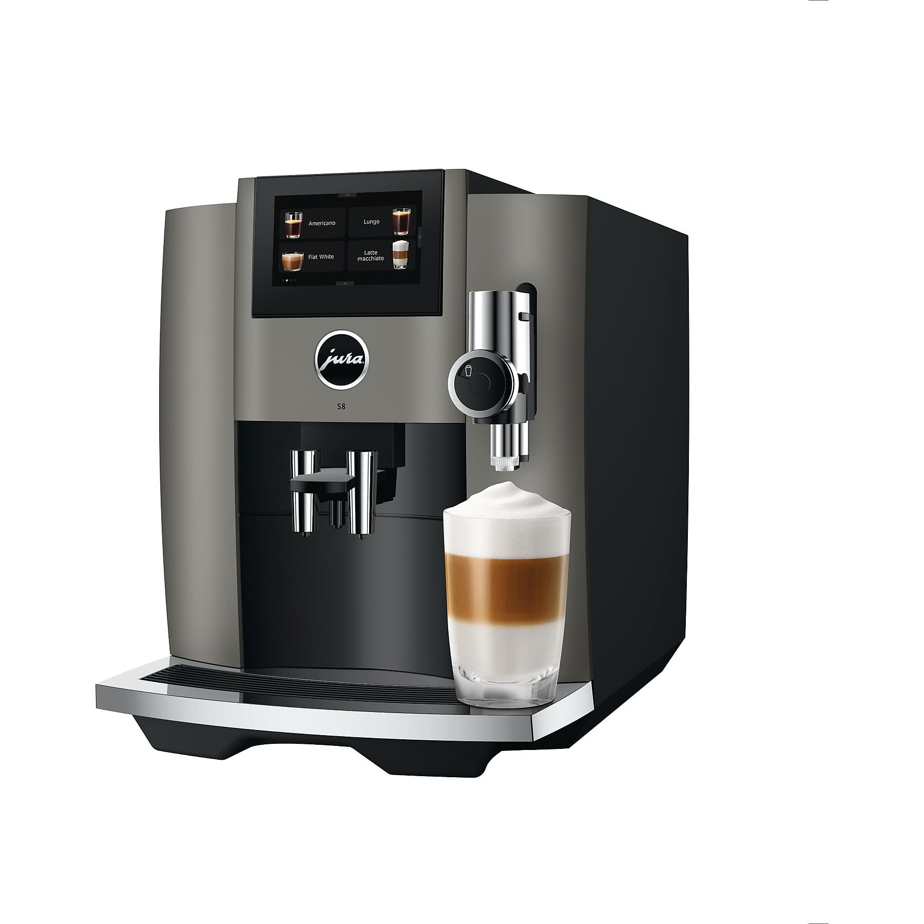 JURA S8 (EB) Kaffeevollautomat Dark Inox JURA