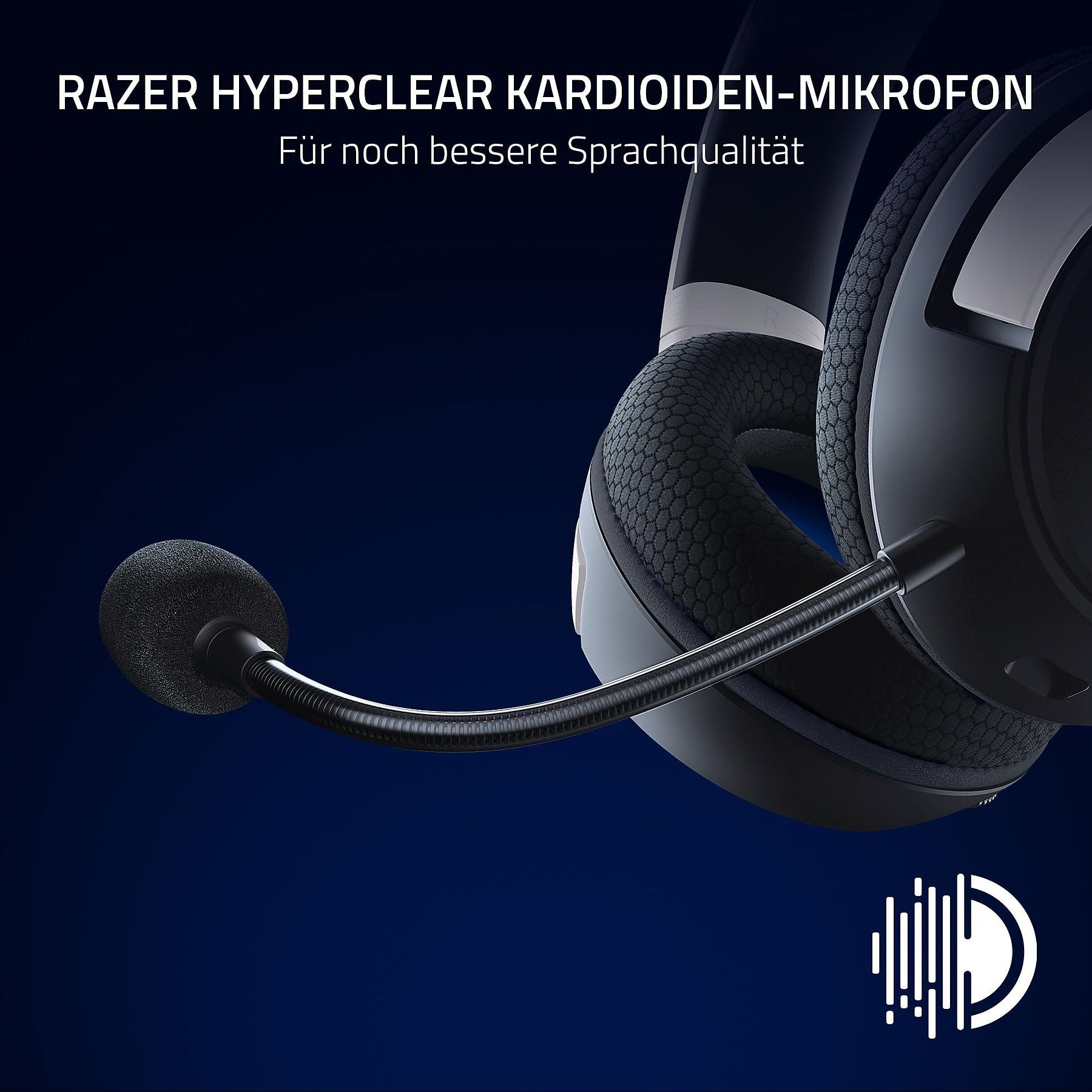 RAZER Kaira HyperSpeed für PlayStation 5, Over-ear Gaming Headset Weiß RAZER