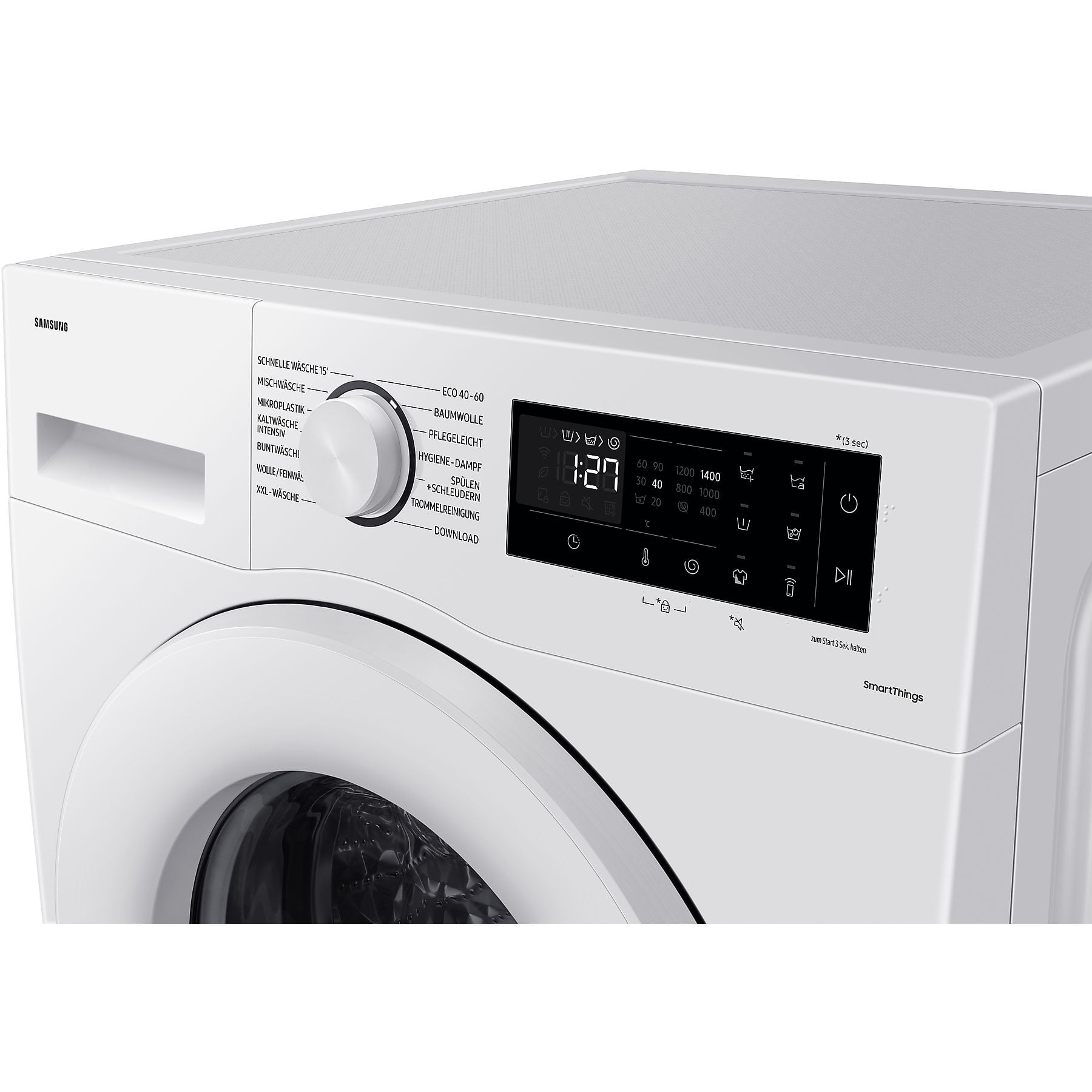 SAMSUNG WW80CGC04ATEEG Waschmaschine (8 kg, 1400 U/Min., A) SAMSUNG