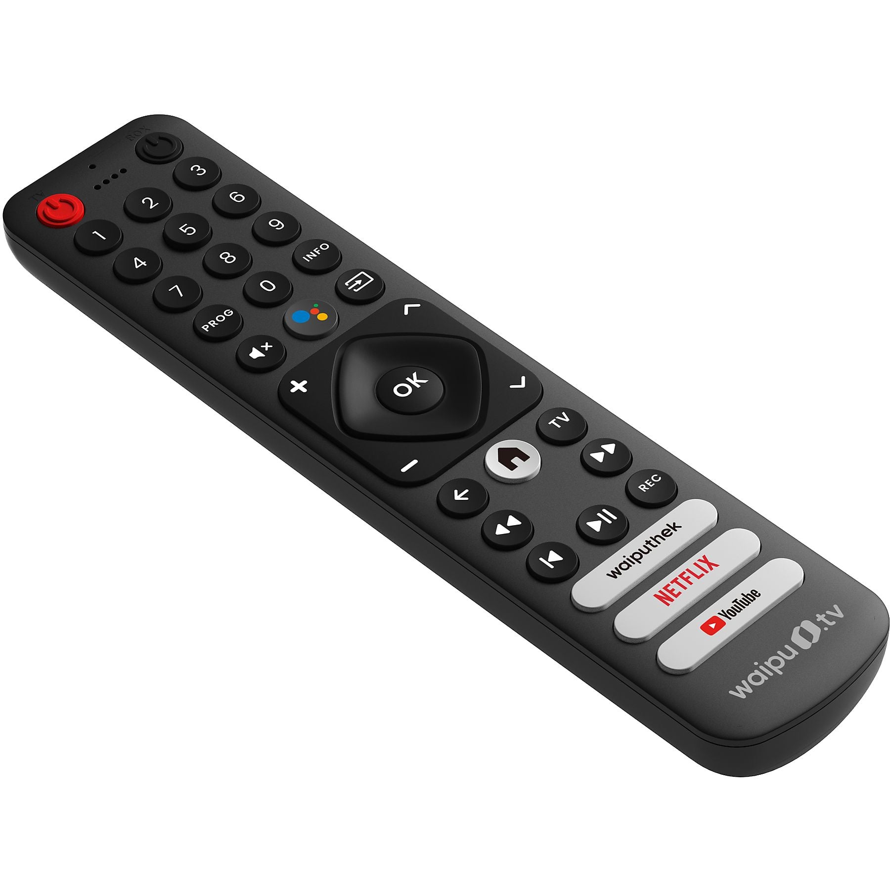 WAIPU.TV 4K Stick + Fernbedienung Streaming Stick, Schwarz WAIPU.TV