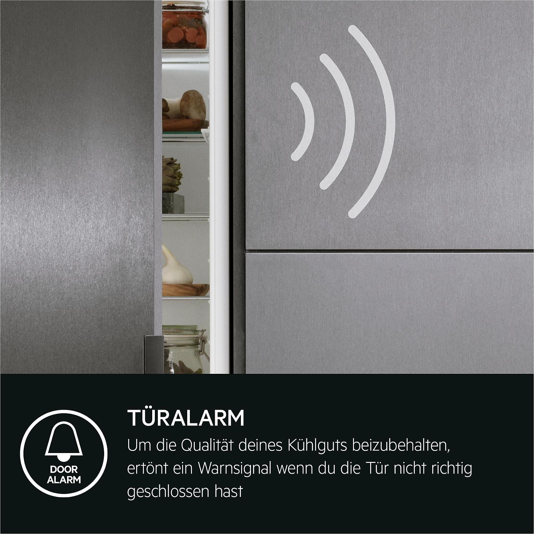 AEG TS5S161ES Serie 5000 mit ColdSense Kühlgefrierkombination (E, 233 l, 1572 mm hoch, Weiß) AEG