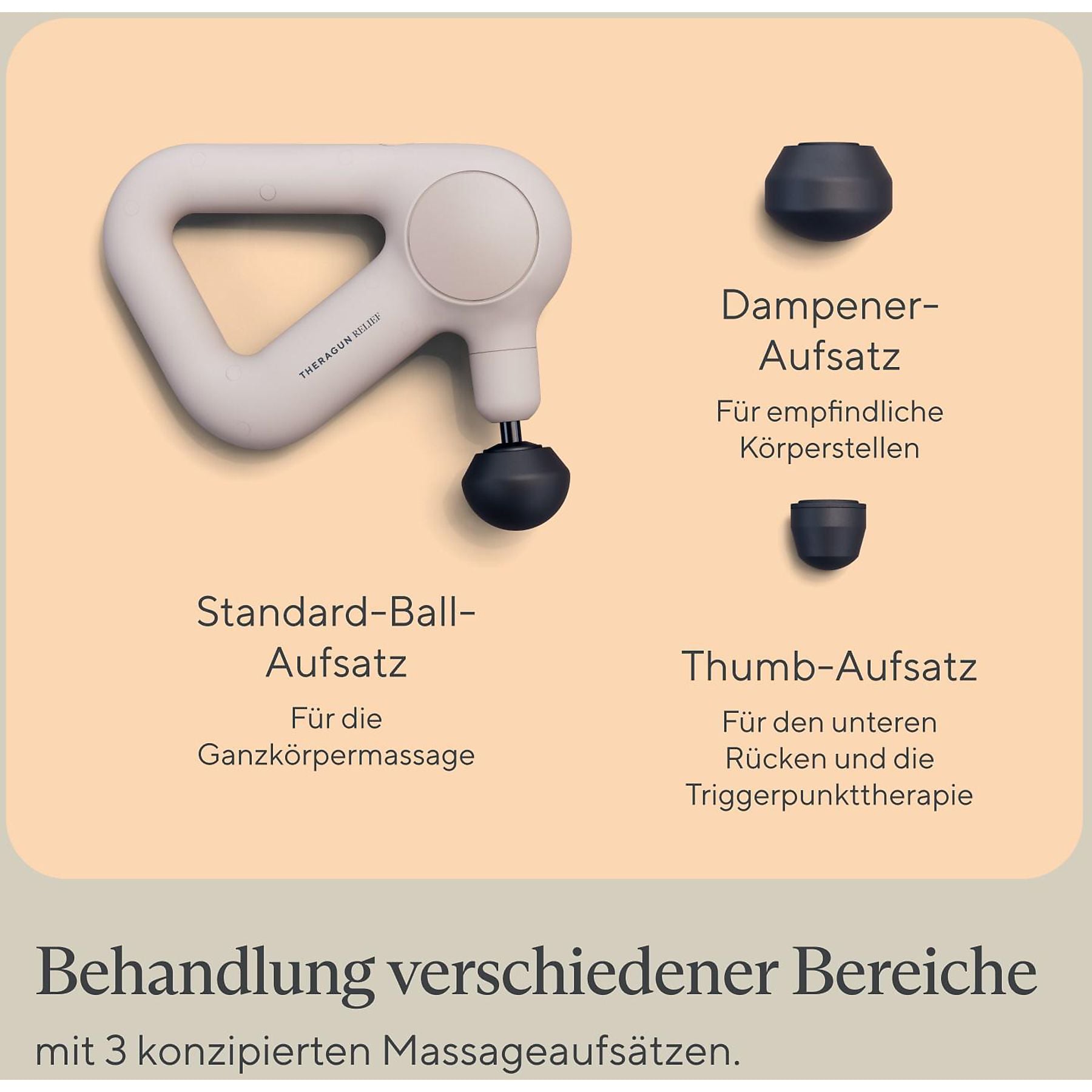THERABODY Theragun Relief - Sand Massagegerät THERABODY