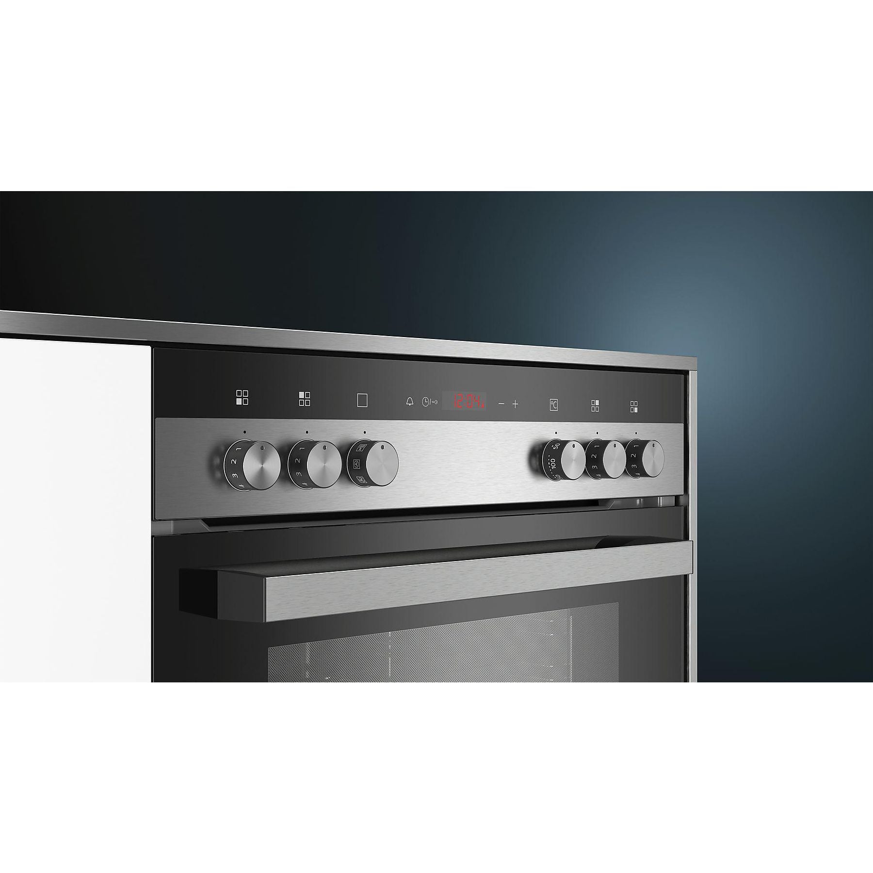 SIEMENS EQ411TA10 iQ100 (Backofen), iQ300 (Kochfeld), Einbauherdset (Elektrokochfeld, A, 66 l) SIEMENS