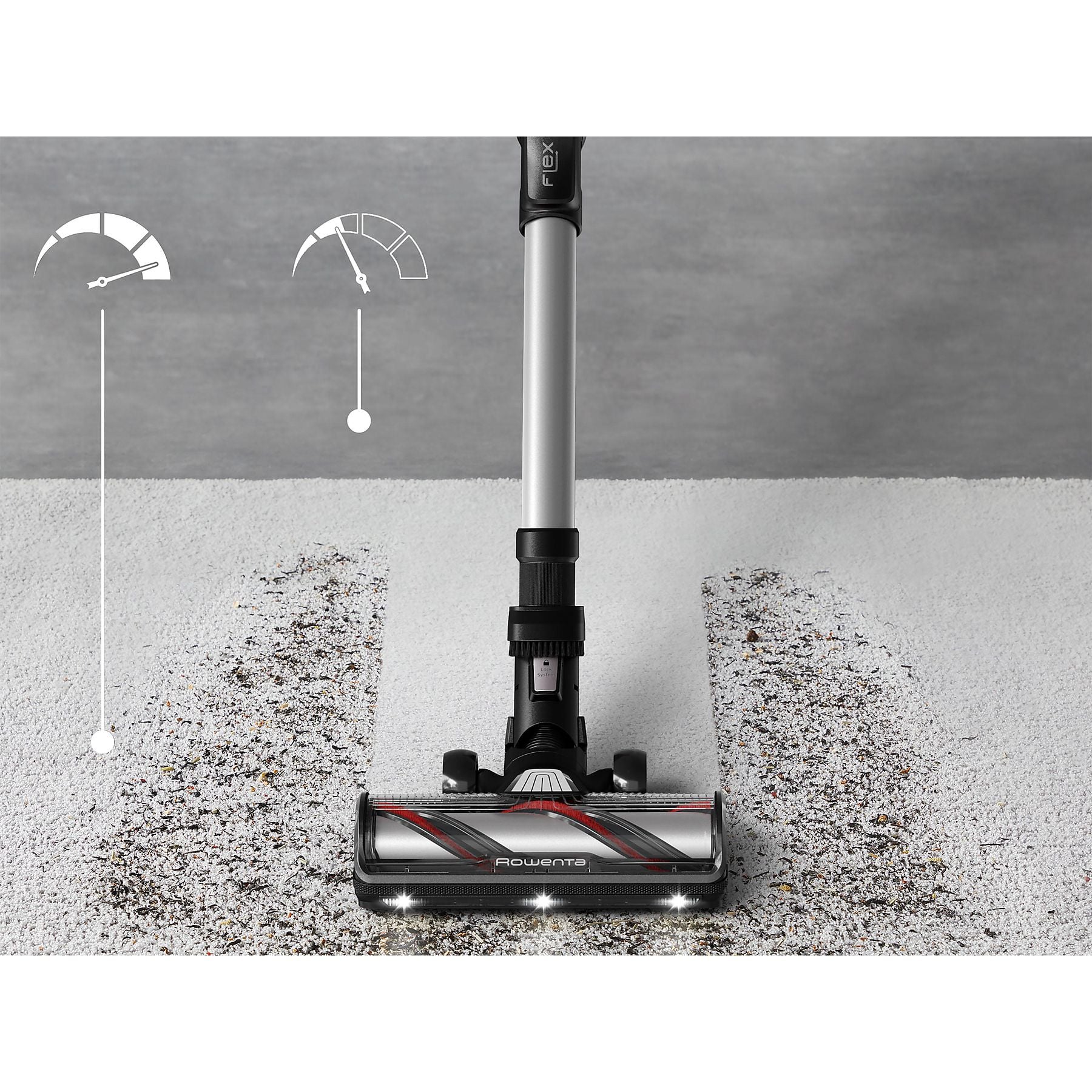 ROWENTA RH9A36 X-Force Flex 13.60 Allergy Stielsauger, Akkubetrieb, 380 Watt ROWENTA