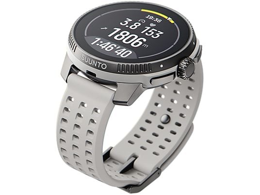SUUNTO Race Sportuhr Silikon, Für Handgelenkumfang: 125–175 mm (Zusatzarmband bis 215 mm), Birch SUUNTO