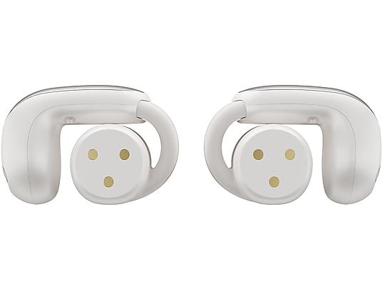 BOSE Ultra Open Earbuds, Open-ear Kopfhörer Bluetooth Rauchweiß BOSE
