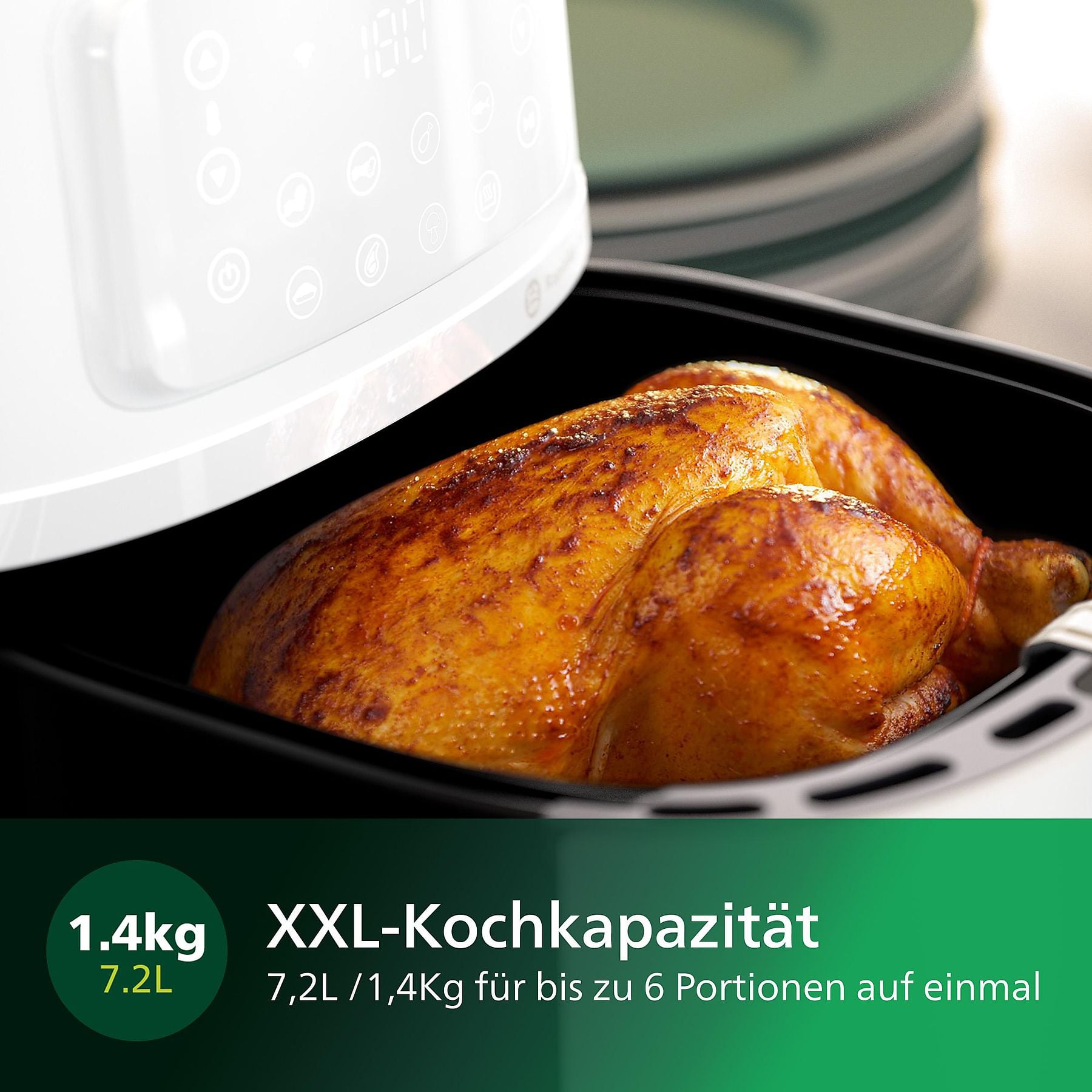 PHILIPS HD9285/00 Connected Airfryer XXL Series 5000 7.2L Heißluftfritteuse PHILIPS
