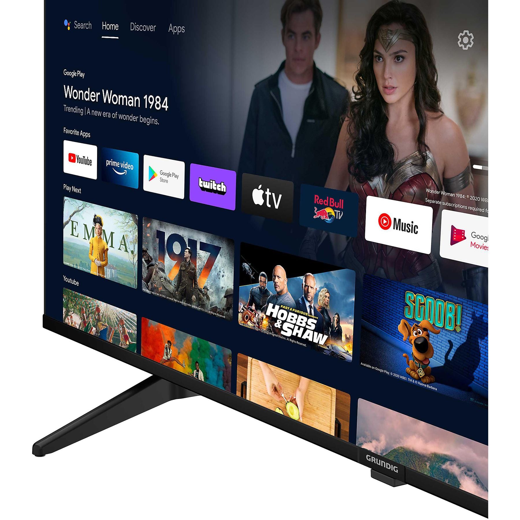GRUNDIG 75 VCE 223 Smart TV (75 Zoll / 189 cm, UHD 4K, SMART TV, Android 11) GRUNDIG