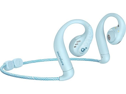 SOUNDCORE BY ANKER AeroFit Pro, Open-ear Kopfhörer Bluetooth Aquamarinblau SOUNDCORE BY ANKER