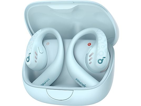 SOUNDCORE BY ANKER AeroFit Pro, Open-ear Kopfhörer Bluetooth Aquamarinblau SOUNDCORE BY ANKER