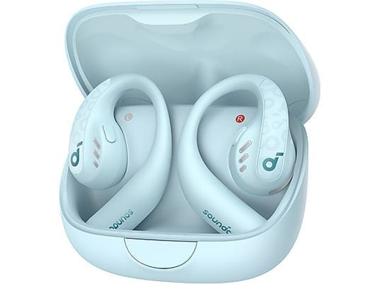 SOUNDCORE BY ANKER AeroFit Pro, Open-ear Kopfhörer Bluetooth Aquamarinblau SOUNDCORE BY ANKER