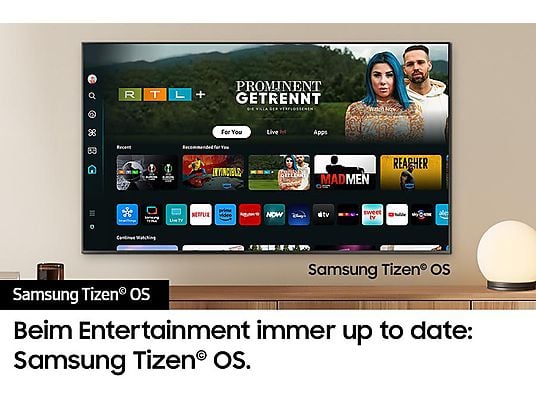 SAMSUNG GQ75QN800D Mini LED / Neo QLED AI TV (Flat, 75 Zoll / 189 cm, UHD 8K, SMART TV, Tizen) SAMSUNG