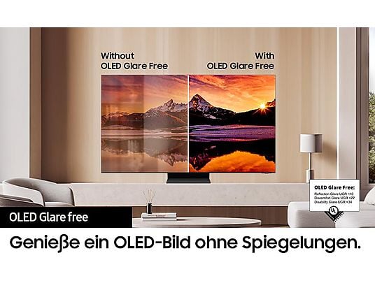 SAMSUNG OLEDGQ77S95D OLED TV (Flat, 77 Zoll / 195 cm, OLED 4K, SMART TV, Glare Free) SAMSUNG