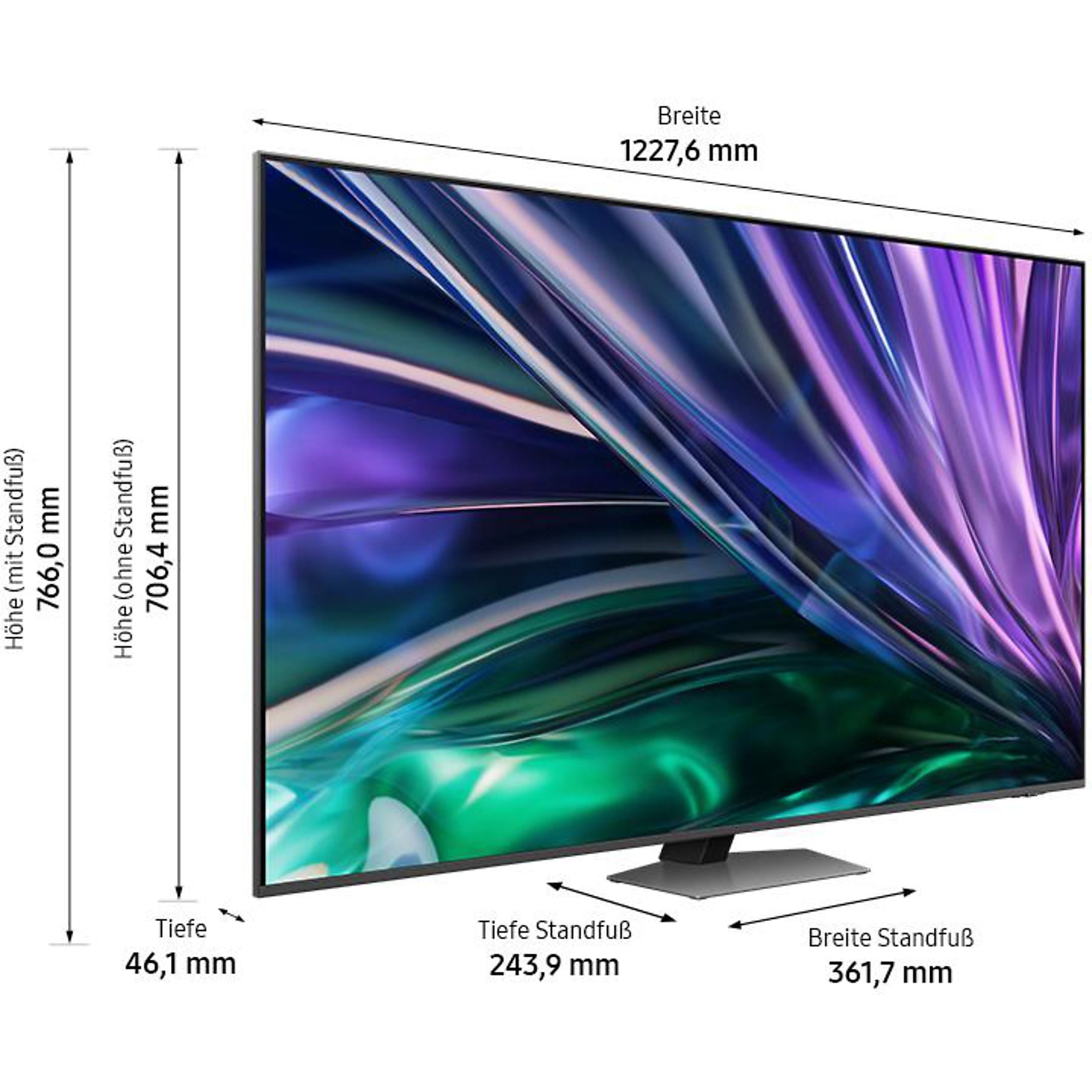 SAMSUNG GQ55QN85D Mini LED / Neo QLED TV (Flat, 55 Zoll / 138 cm, UHD 4K, SMART TV, Tizen) SAMSUNG