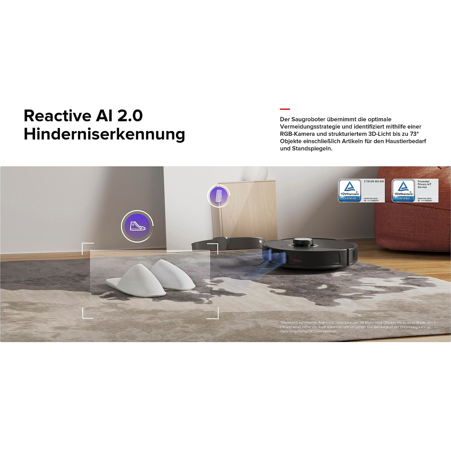 ROBOROCK S8 MaxV Ultra Saugwischroboter ROBOROCK
