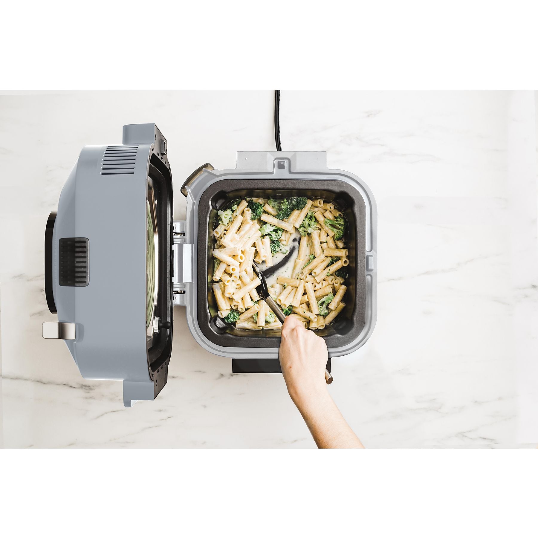 NINJA ON400EU Speedi Rapid Cooking System Multikocher 1760 Watt Sea Salt Grey NINJA