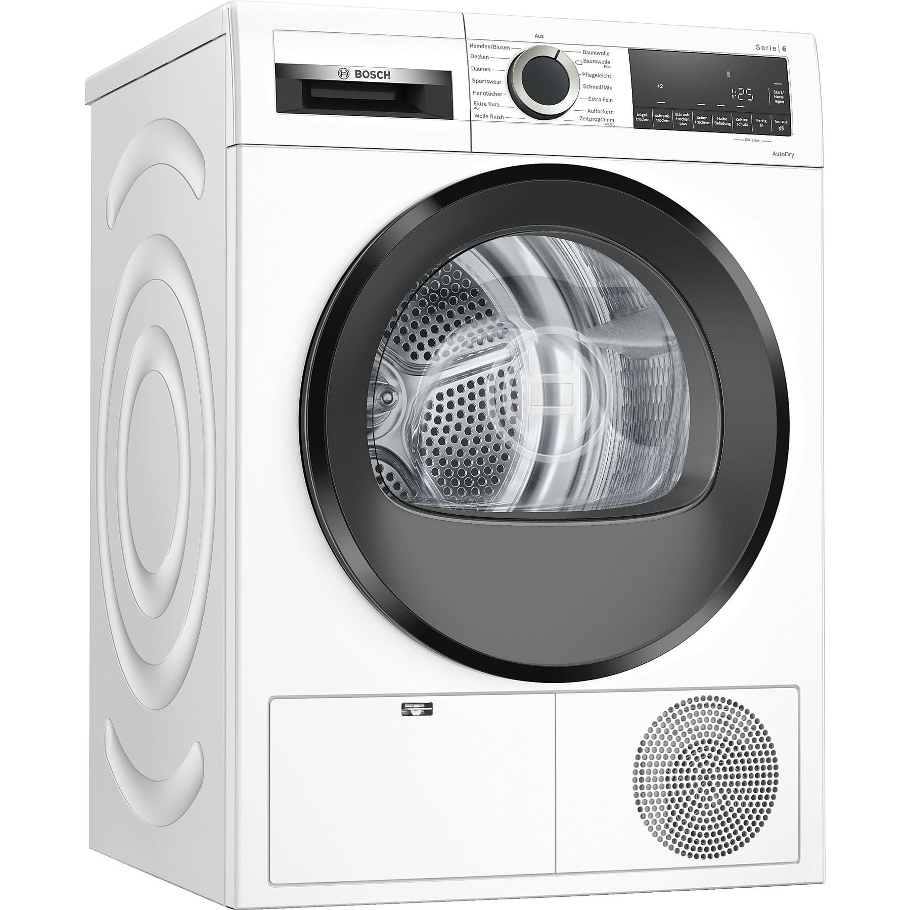 BOSCH WQG 241030 Wärmepumpentrockner (9,0 kg, Weiß) BOSCH