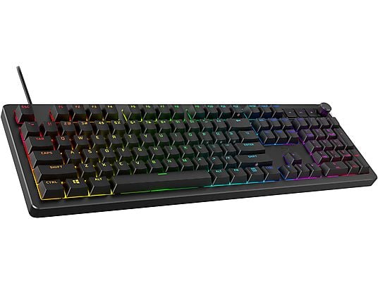HYPERX Alloy Rise, Gaming Tastatur, Mechanisch, kabelgebunden, Schwarz HYPERX
