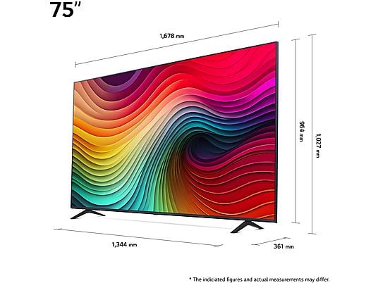 LG 75NANO81T6A NanoCell TV (Flat, 75 Zoll / 190 cm, UHD 4K, SMART TV, webOS 24 mit LG ThinQ) LG
