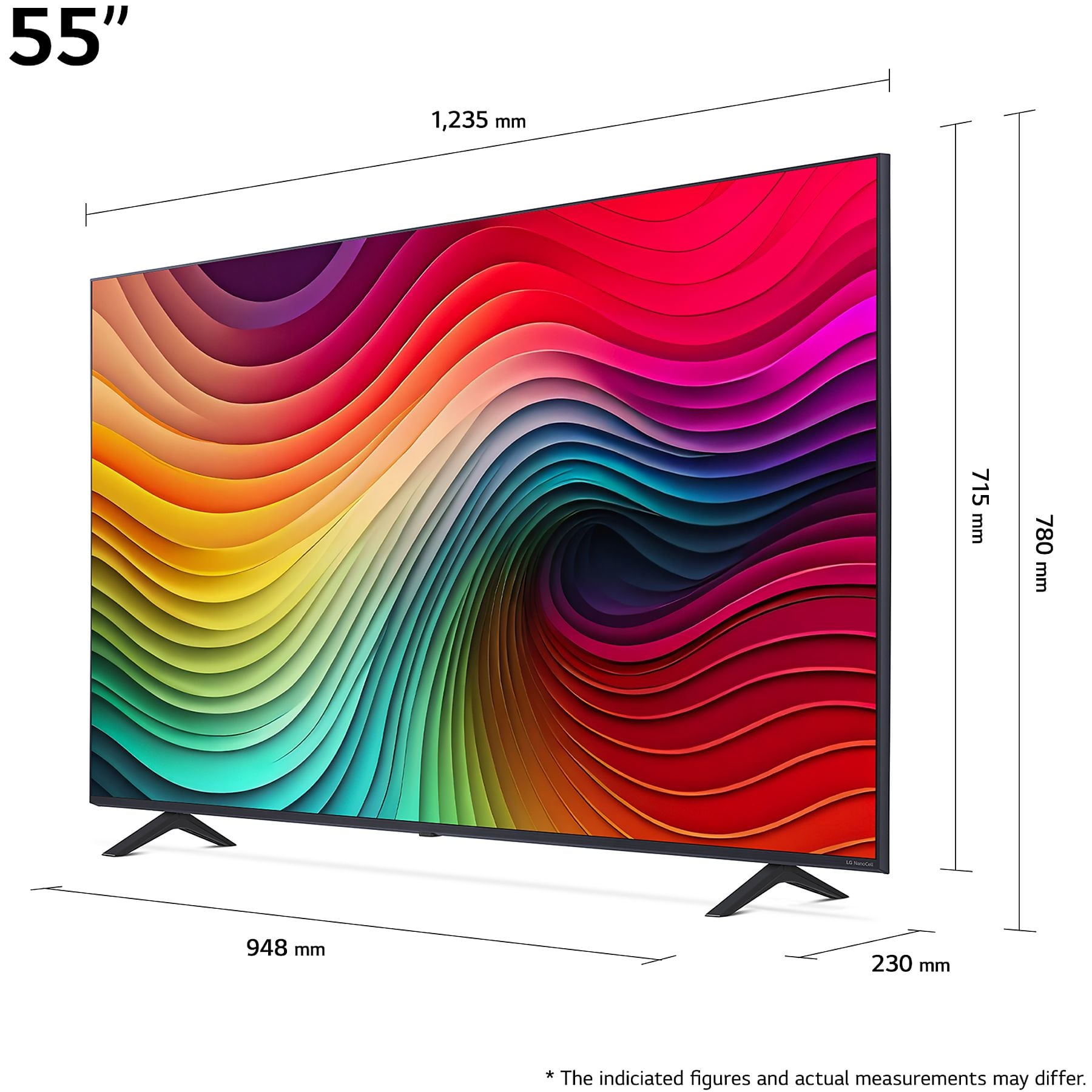 LG 55NANO81T6A NanoCell TV (Flat, 55 Zoll / 139 cm, UHD 4K, SMART TV, webOS 24 mit LG ThinQ) LG