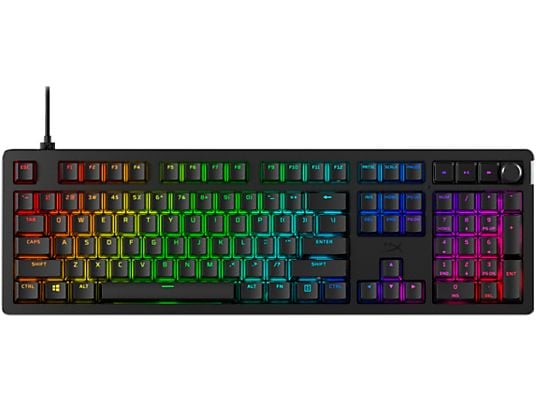 HYPERX Alloy Rise, Gaming Tastatur, Mechanisch, kabelgebunden, Schwarz HYPERX