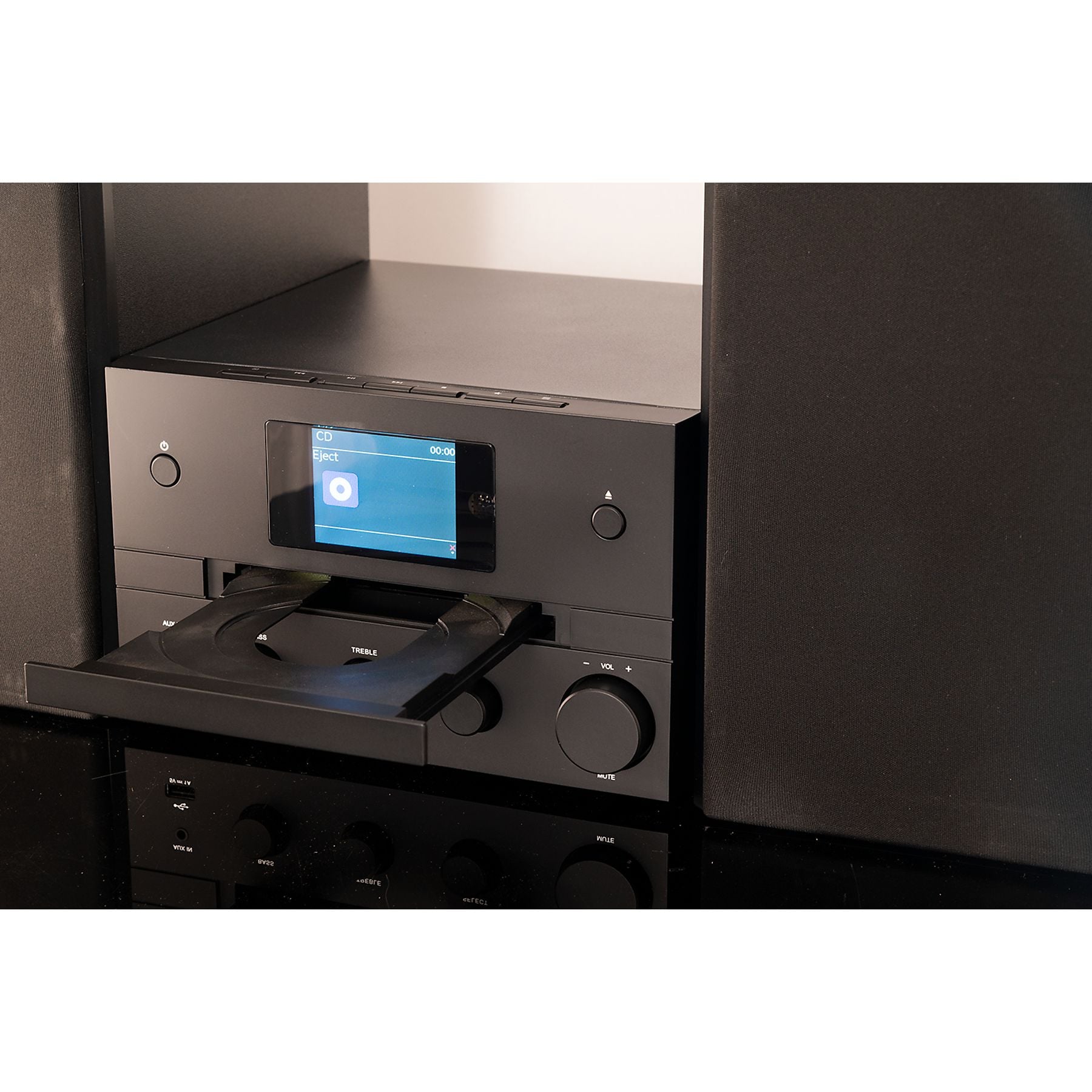 PEAQ PMS 400 Micro Hifi System mit DAB+/FM Tuner (Schwarz) PEAQ