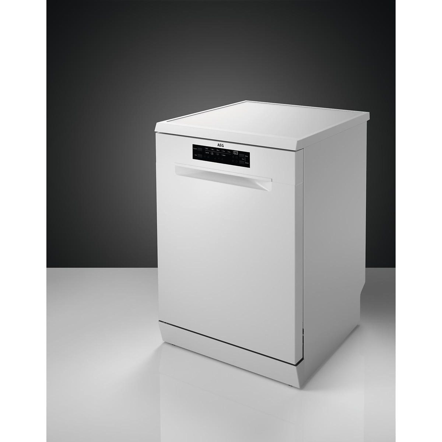 AEG FFB7574APW Geschirrspüler (Freistehend mit Unterbaumöglichkeit, 598 mm breit, 44 dB (A), B) AEG