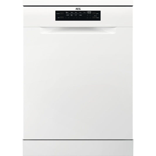 AEG FFB7574APW Geschirrspüler (Freistehend mit Unterbaumöglichkeit, 598 mm breit, 44 dB (A), B) AEG