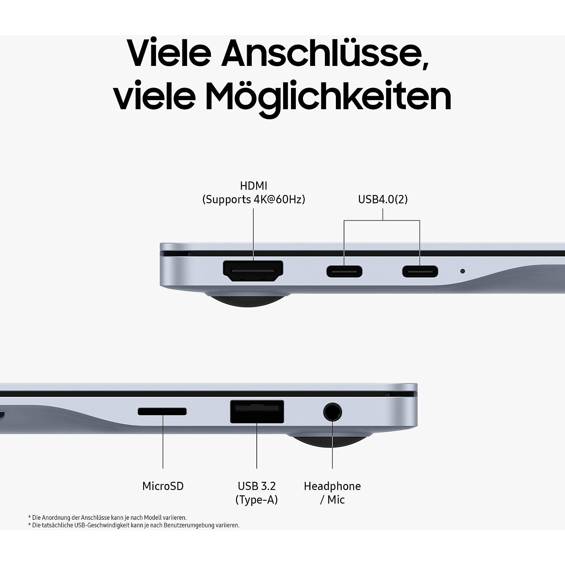 SAMSUNG Galaxy Book 4 Edge, Copilot+ PC - 16 Zoll - Qualcomm Snapdragon X Elite - 16 GB - 512 GB - Qualcomm Adreno™ Onboard Graphics - Windows 11 Home SAMSUNG