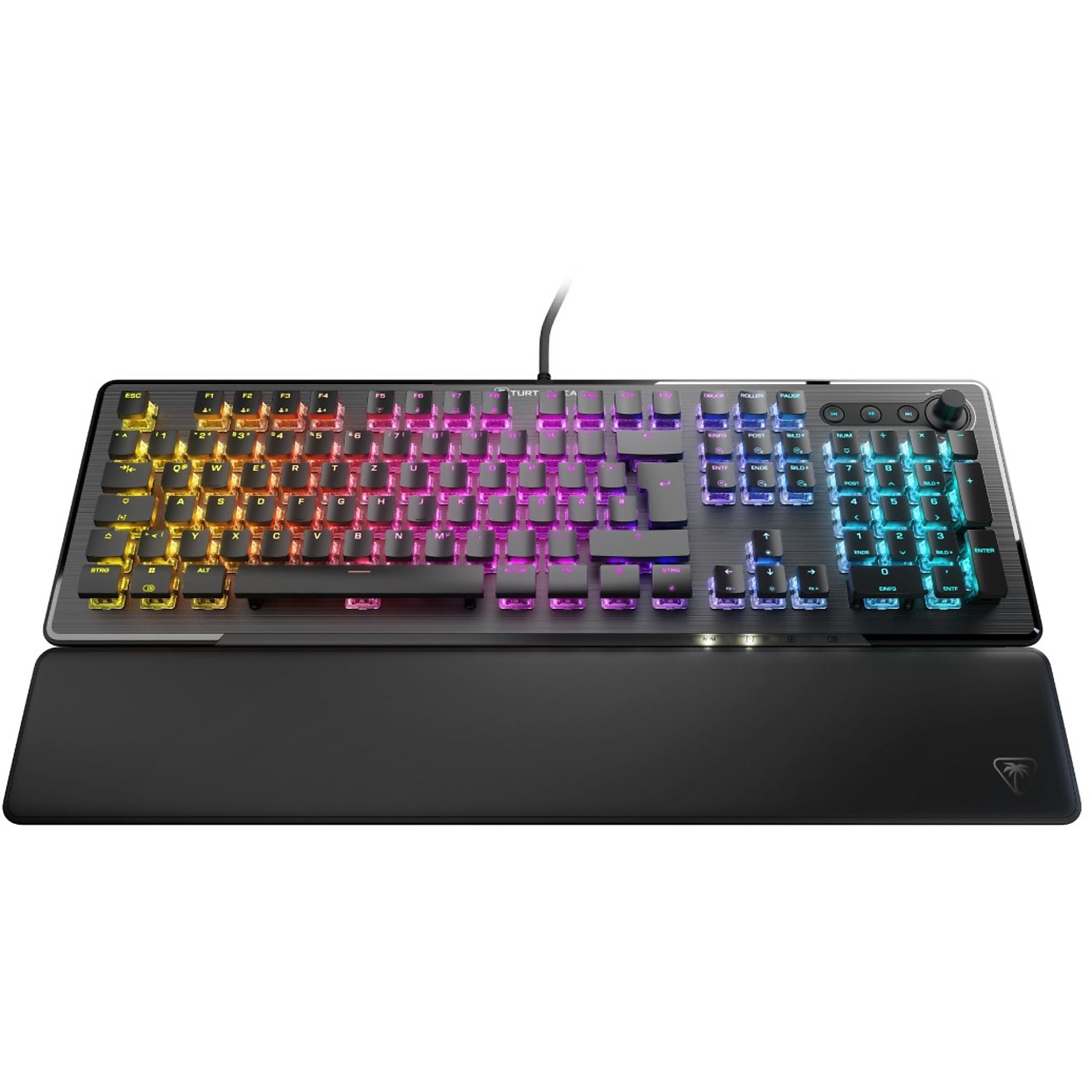 TURTLE BEACH Vulcan II, Gaming-Tastatur, kabelgebunden, Schwarz TURTLE BEACH