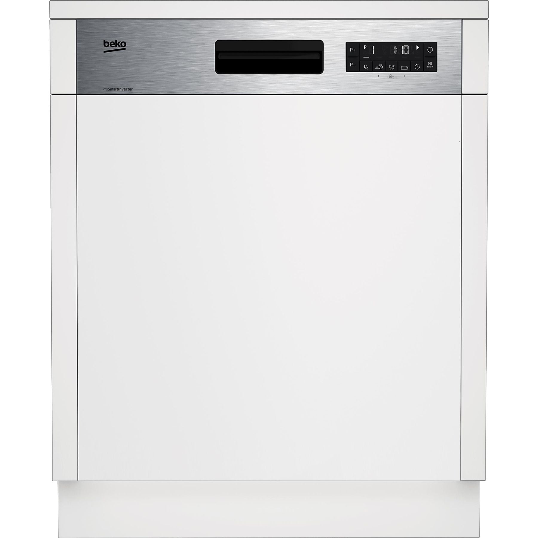 BEKO BDSN36451X Geschirrspüler (teilintegrierbar, 598 mm breit, 42 dB (A), B) BEKO