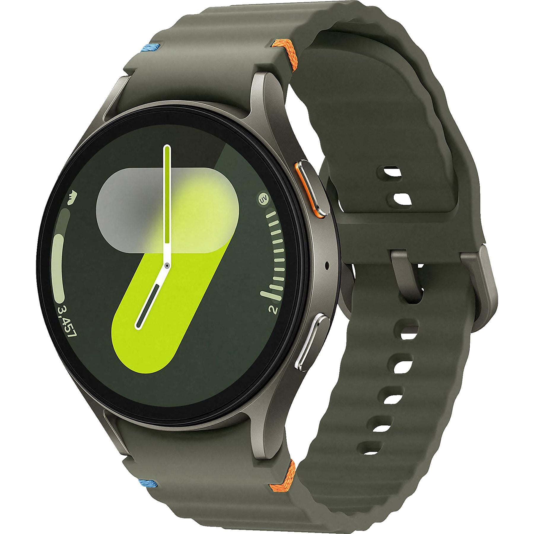 SAMSUNG Galaxy Watch7 BT 40 mm Smartwatch Aluminium Nitrilkautschuk, 85-110 mm, Green SAMSUNG