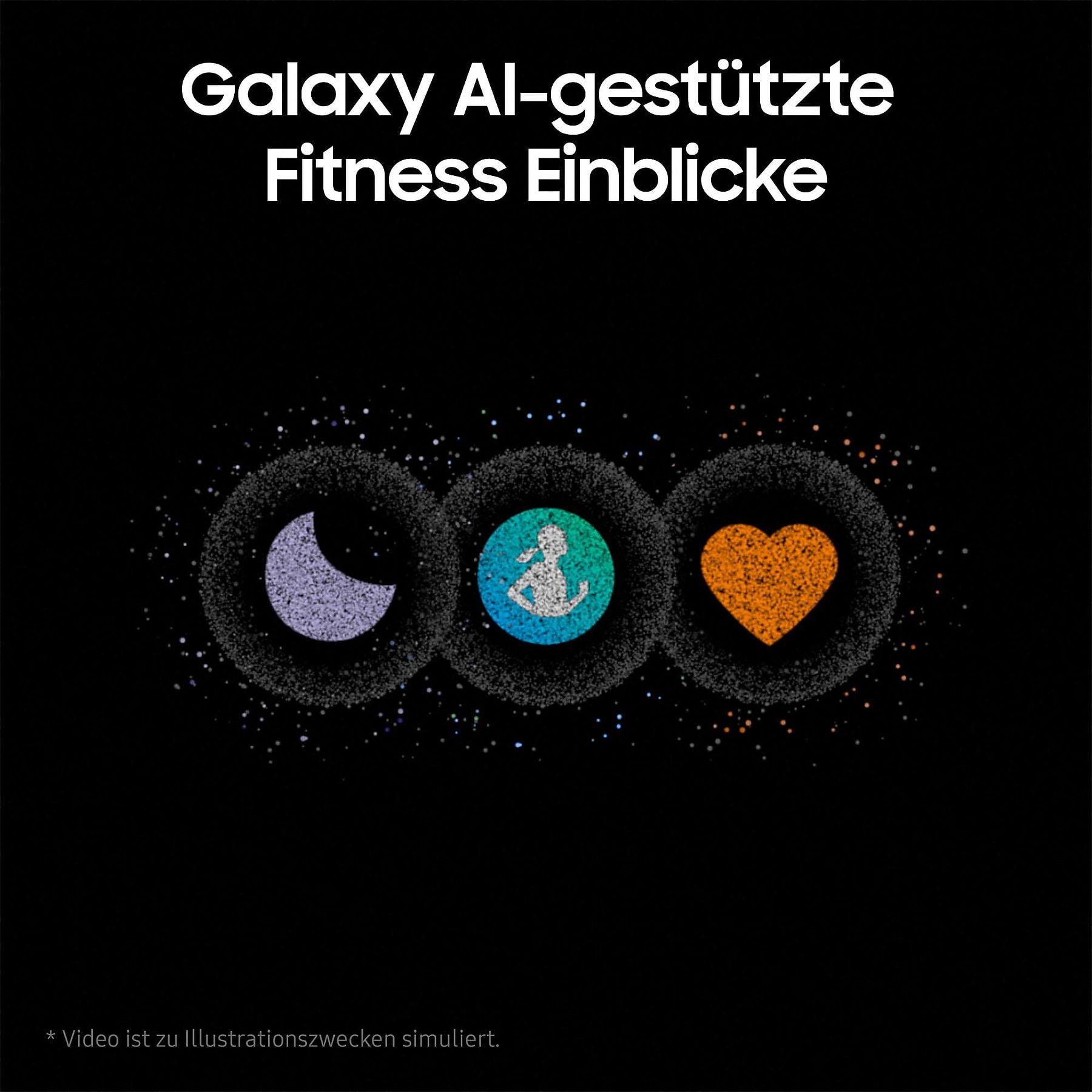 SAMSUNG Galaxy Watch7 LTE 44 mm Smartwatch Aluminium Nitrilkautschuk, 85-130 mm, Silver SAMSUNG