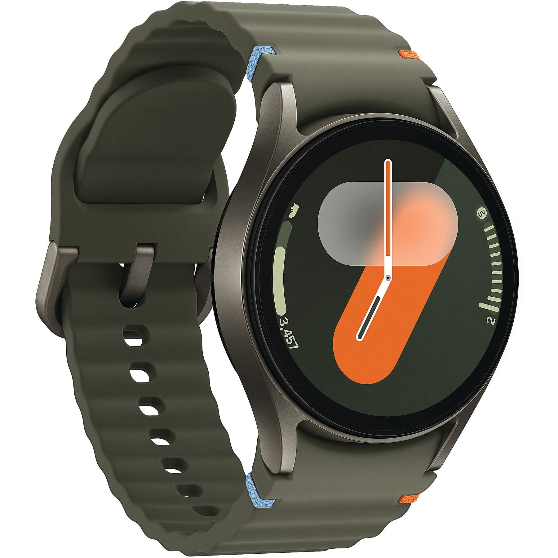 SAMSUNG Galaxy Watch7 BT 40 mm Smartwatch Aluminium Nitrilkautschuk, 85-110 mm, Green SAMSUNG