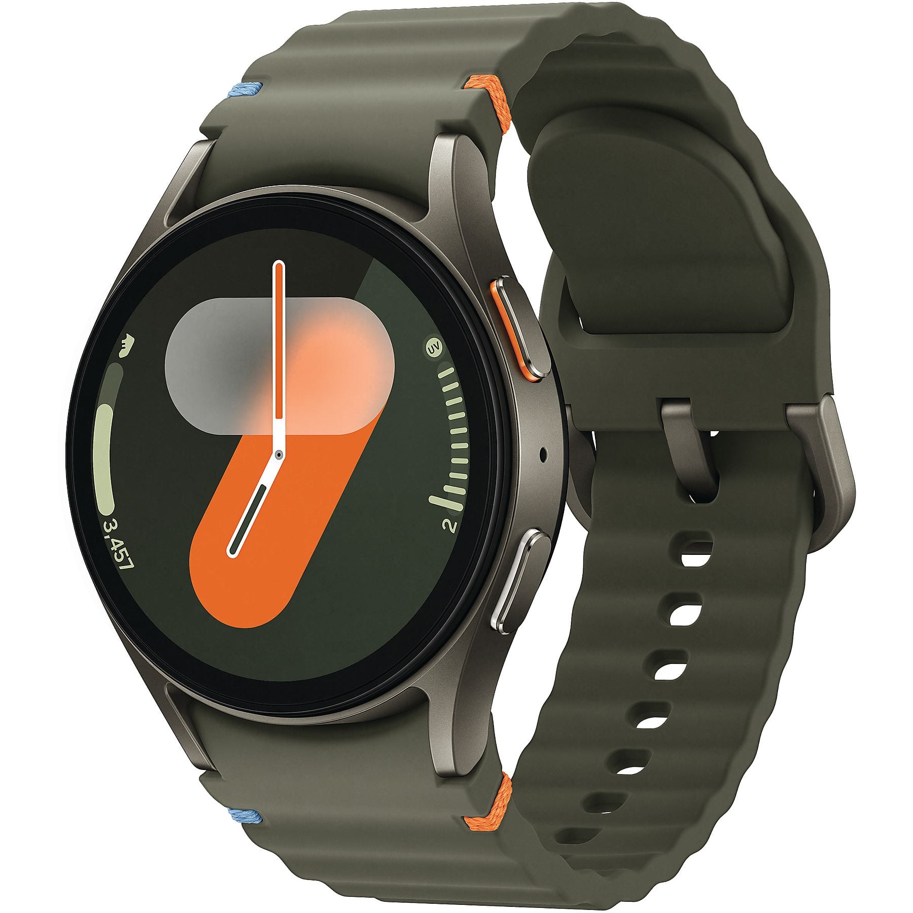 SAMSUNG Galaxy Watch7 BT 40 mm Smartwatch Aluminium Nitrilkautschuk, 85-110 mm, Green SAMSUNG