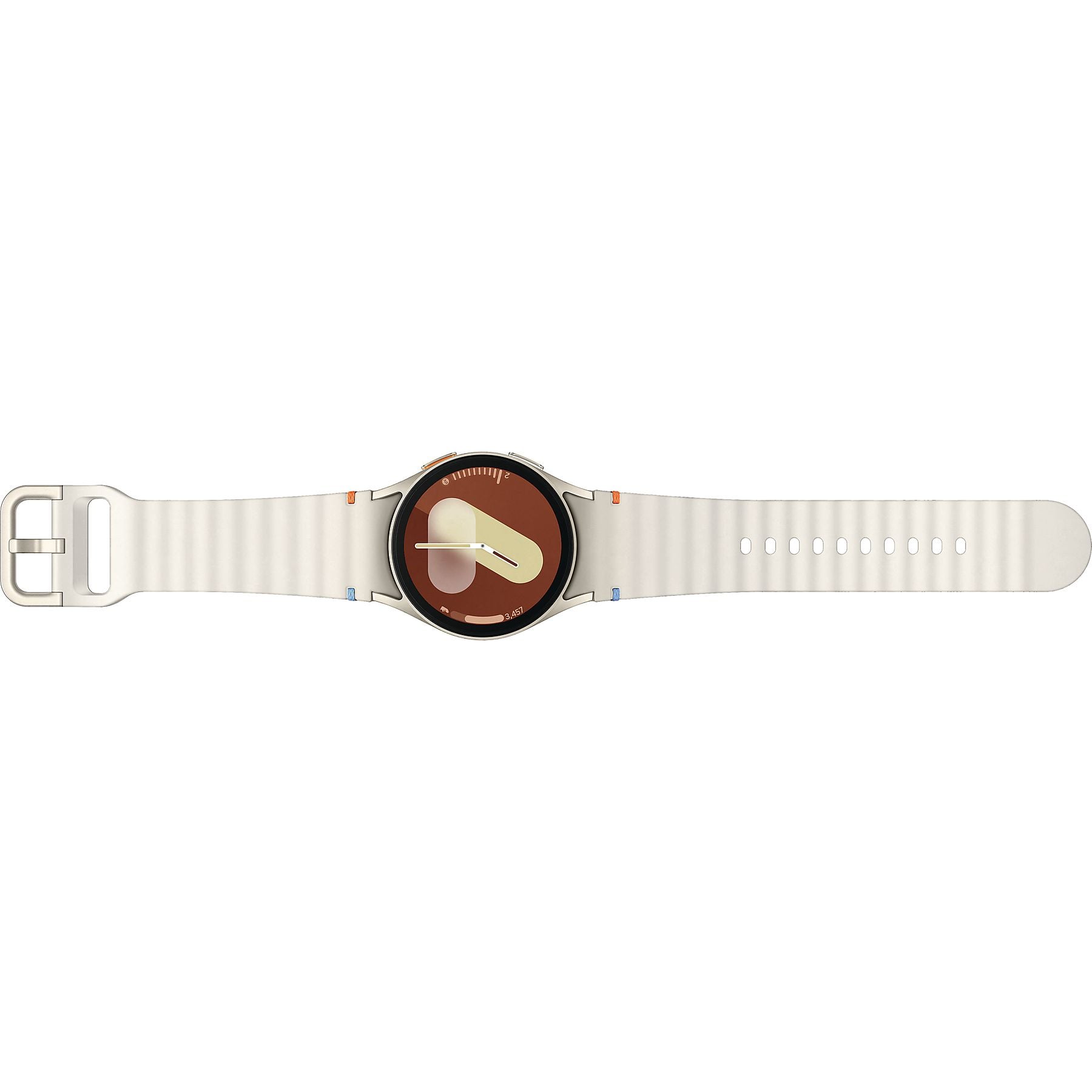 SAMSUNG Galaxy Watch7 BT 40 mm Smartwatch Aluminium Nitrilkautschuk, 85-110 mm, Cream SAMSUNG