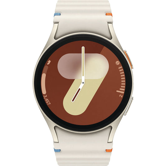 SAMSUNG Galaxy Watch7 BT 40 mm Smartwatch Aluminium Nitrilkautschuk, 85-110 mm, Cream SAMSUNG