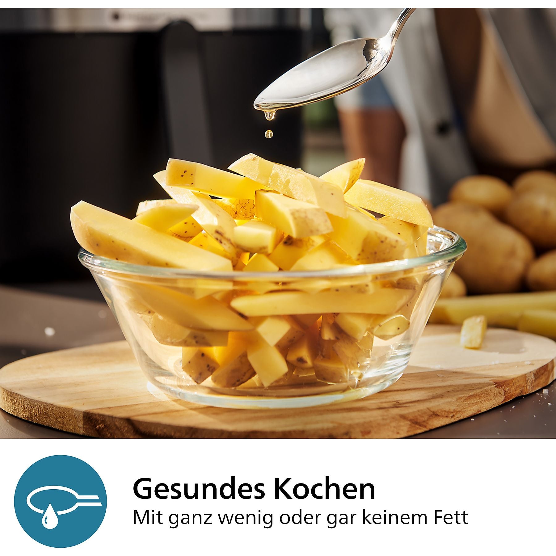 PHILIPS HD9876/20 Airfryer Connected XXL Series 7000 8.3L Heißluftfritteuse PHILIPS