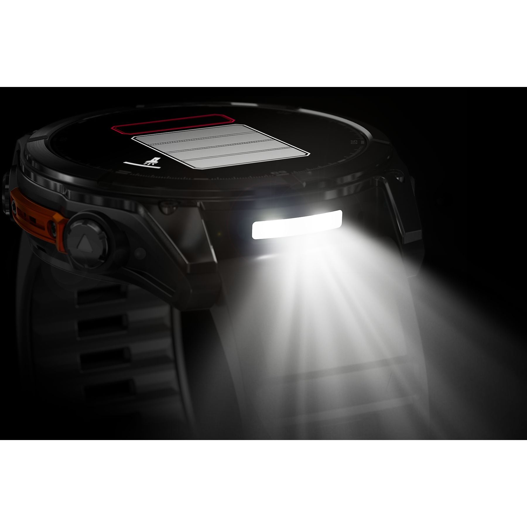 GARMIN fenix® 8 - 51 mm AMOLED Smartwatch Edelstahl Silikon, 26 mm, Schwarz GARMIN