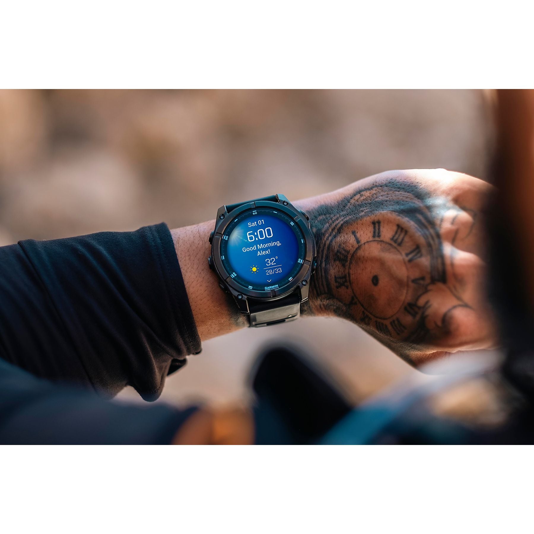 GARMIN fenix® 8 - 51 mm AMOLED Smartwatch Edelstahl Silikon, 26 mm, Schwarz GARMIN