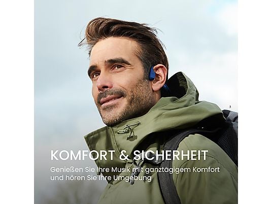SHOKZ OpenRun USB-C, Open-ear Kopfhörer Blue SHOKZ