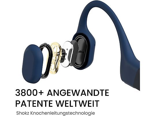 SHOKZ OpenRun USB-C, Open-ear Kopfhörer Blue SHOKZ