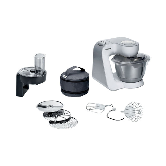 BOSCH MUM58210 Serie 4 Küchenmaschine Weiß (Rührschüsselkapazität: 3,9 l, 1000 Watt) BOSCH
