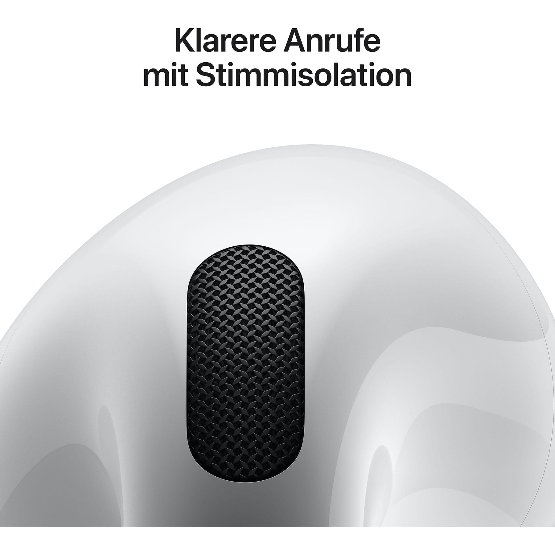 APPLE AirPods 4 mit Aktiver Geräuschunterdrückung, In-ear Kopfhörer Bluetooth Weiß APPLE