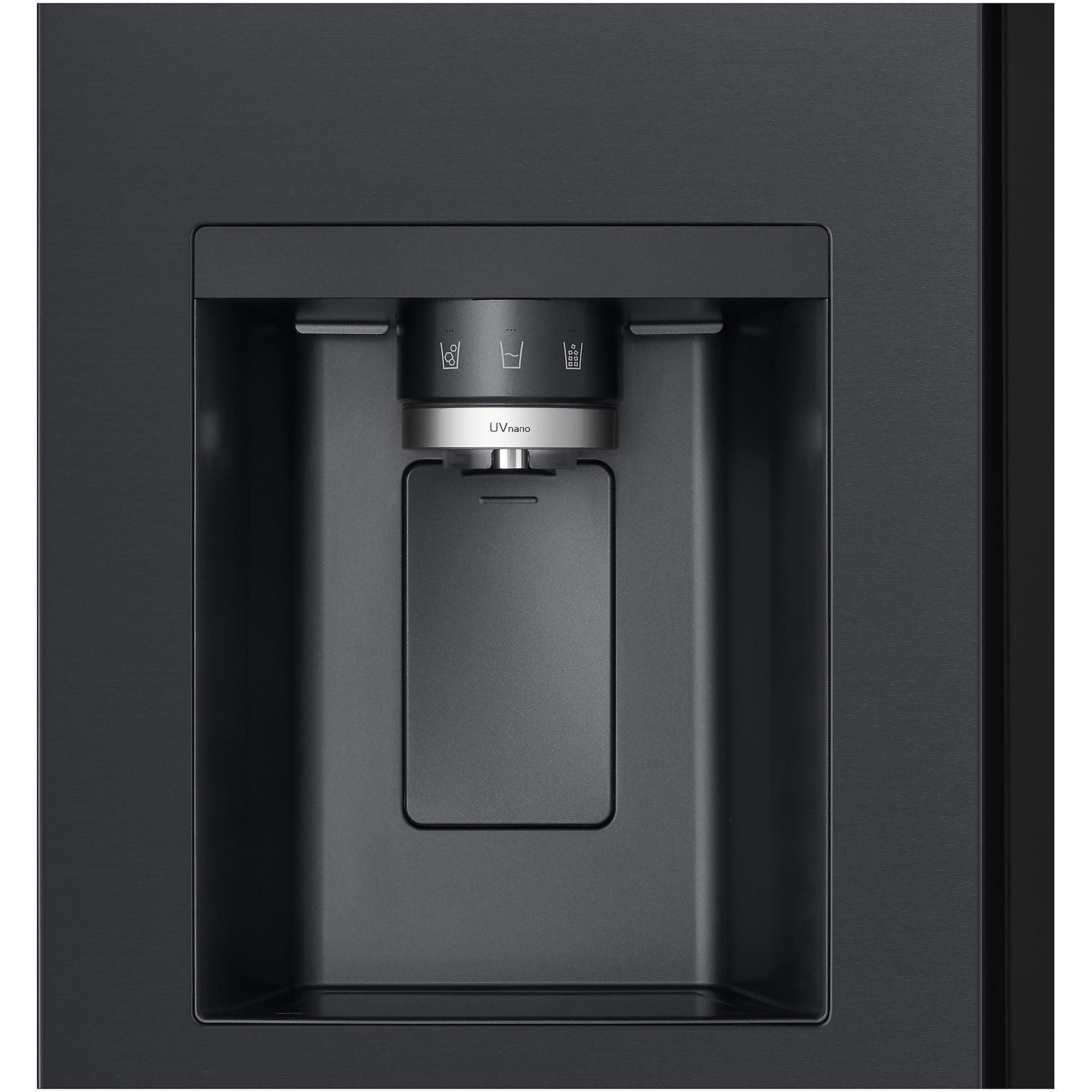 LG GSXE90EVDD mit Craft Ice, InstaView Door-in-Door®, Side-by-Side (628 l, D, 1790 mm hoch, Essence Matte Black) LG