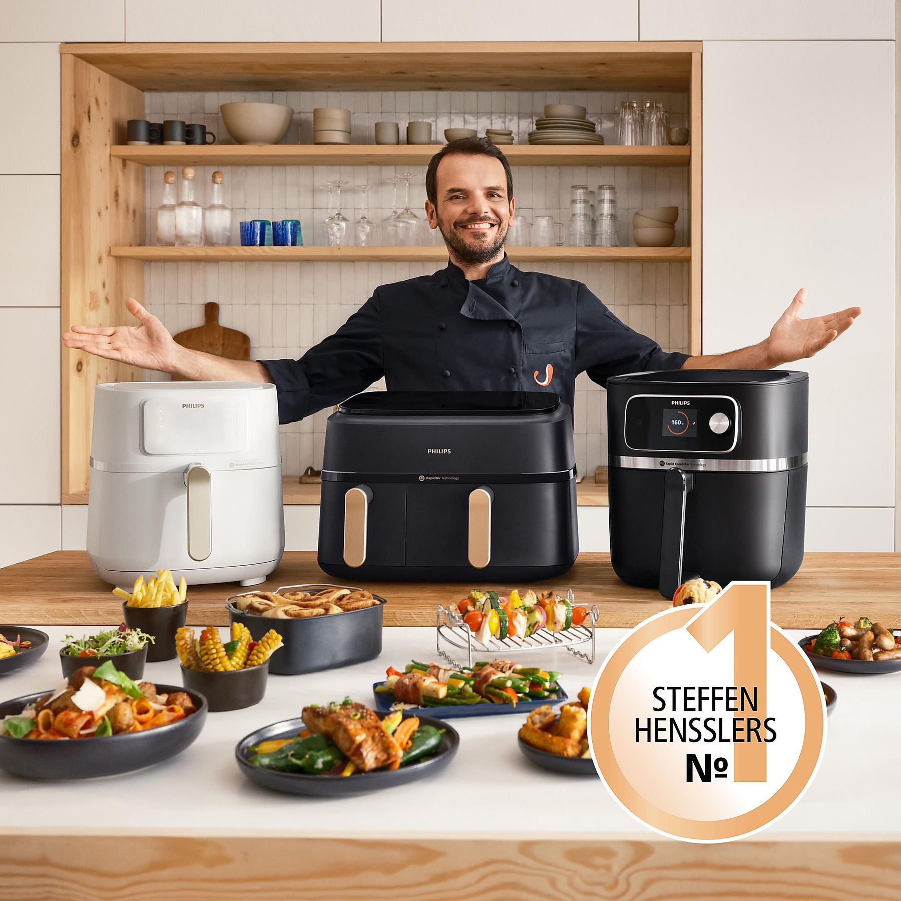 PHILIPS HD9285/00 Connected Airfryer XXL Series 5000 7.2L Heißluftfritteuse PHILIPS