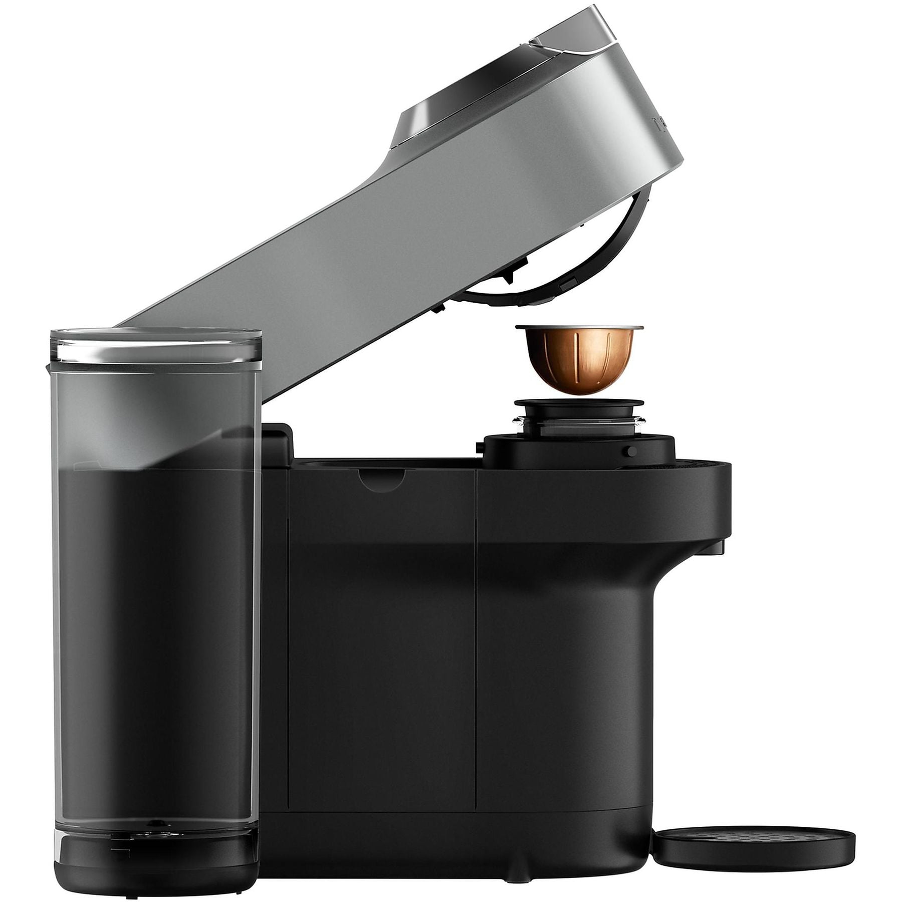 KRUPS Nespresso XN930T Vertuo Pop+ Kapselmaschine Titan/Schwarz KRUPS