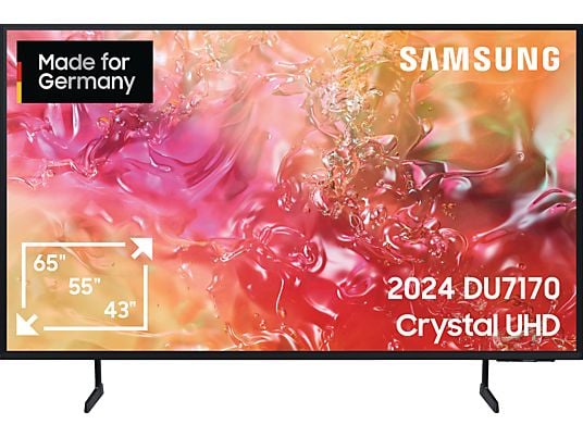 SAMSUNG GU65DU7170U LED TV (Flat, 65 Zoll / 163 cm, UHD 4K, SMART TV, Tizen) SAMSUNG